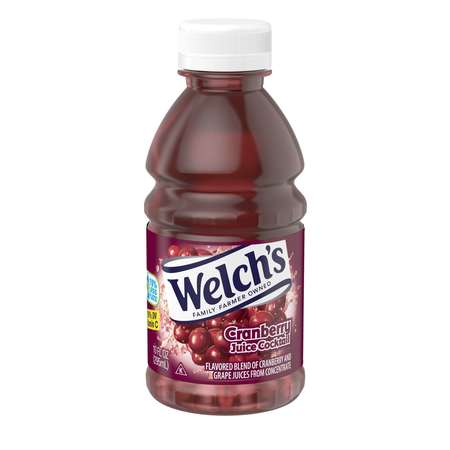 WELCHS Welch's Plastic Cranberry Cocktail Juice 10 fl. oz. Bottle, PK24 WPD39400